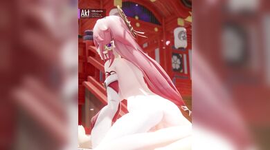 Watch me getting cleansed by a beautiful Yae Miko priestess in the shrine!