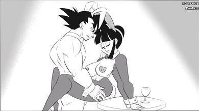 Goku pounds Chi-Chi in a fun sexy Dragon Ball porn scene