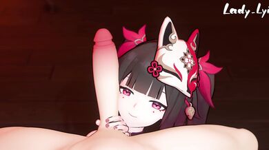 Splashing the Lady Lyi with Sparks of Desire