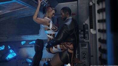 Massive Cock in the Cabbage Patch as Shepard Fucks Jack Savagely