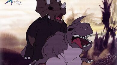 Female Sharp Tooth & Daddy Topps - A Love Story in the Animal Kingdom