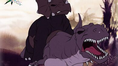 Female Sharp Tooth & Daddy Topps - A Love Story in the Animal Kingdom