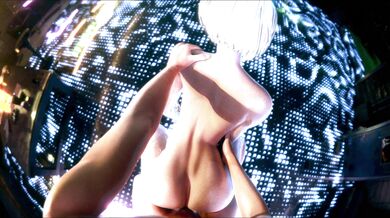 Watch the epic 4K sci-fi porn adventure of Megaera in 2B Nude [Sci-Fi Bar] where she takes on aliens and cyborgs with her naked body