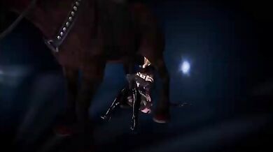 I hope I can tame the shadowmere in this new hentai porn video