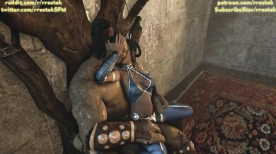 Rostek and Kitana fucking Goro