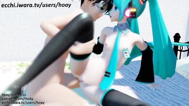 The Sexy Manga Twins: Anal Spooning Adventure