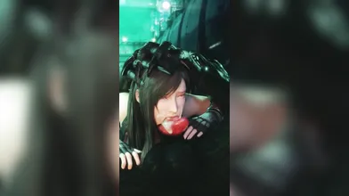 Tifa Lockhart sucks and swallows Rekin3D’s massive dick in stunning 4K Ultra HD quality