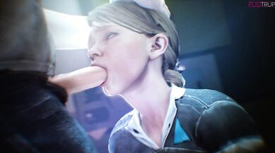 Androids in heat: Kara blowjob (Detroit Become Human)