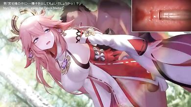 Hardcore Yae Miko-San Is Here! Undressing Version