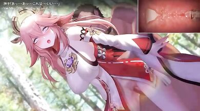 Hardcore Yae Miko-San Is Here! Undressing Version