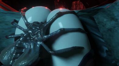 Selena was lost in a cave filled with Facehuggers and couldnt find her way out