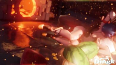 Watch the steamy kitchen animation of dragon-lover Xiangling!