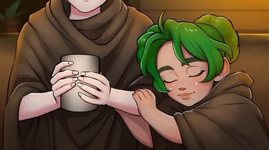 Seducing the dwarven sorceress with a deck of steamy cards