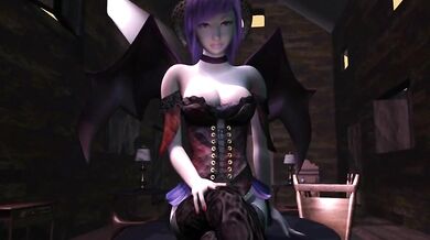 Sorceress Madolea and Succubus Rimore engage in a wild orgy with each other and two hot guys in the woods