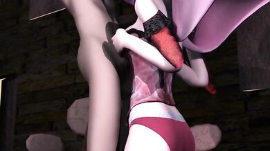 Sorceress Madolea and Succubus Rimore engage in a wild orgy with each other and two hot guys in the woods