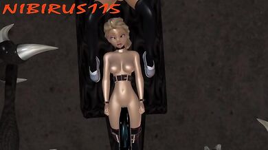 The Frozen Hentai Adventure - Anna and Elsa vs the Monstrous Creature