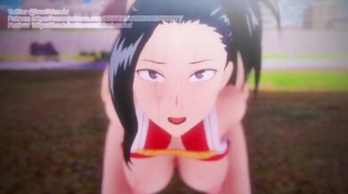 Beneath the Bridge with Momo, Yaoyorozu and Creati - A 3D Hentai Animation based on My Hero Academia