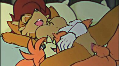 One horny Aunt Sally is pleasured by her nephew Tail and his friend Ardan Norgate