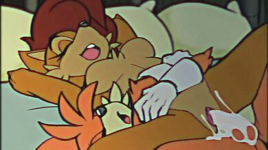 One horny Aunt Sally is pleasured by her nephew Tail and his friend Ardan Norgate