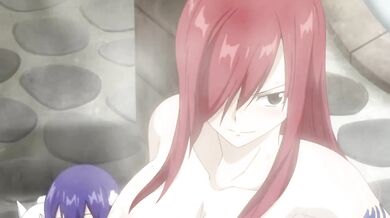 The adventures of Fairy Tail continue in a steamy new chapter as the wizards take a dip into the uncensored world of bathing pleasure!