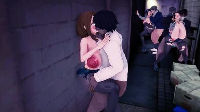 Ecstasy in the Alleyway - Seduced by the Fallen Heroine and Her Japanese Boyfriend [8005]