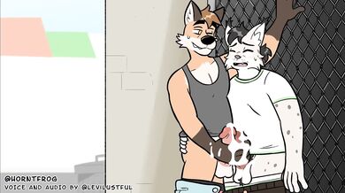 Dirty Public Frottage in the Alleyway