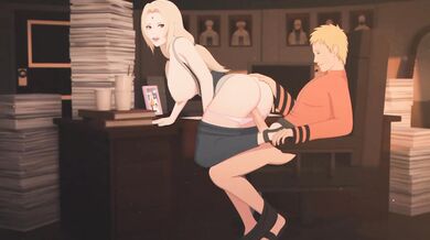 In the Forbidden Forest, Naruto and Tsunade get trapped in a dangerous situation where they must rely on their sexual abilities to survive