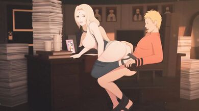 In the Forbidden Forest, Naruto and Tsunade get trapped in a dangerous situation where they must rely on their sexual abilities to survive