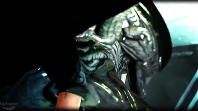 Intergalactic Intercourse with a Space Alien: A Keyfeather Fetish Flick