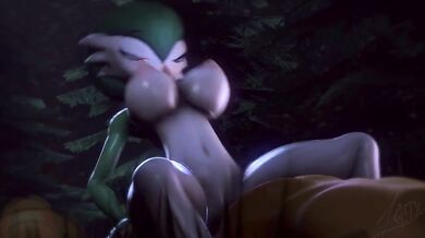 Watch as a Gardevoir succumbs to her forbidden desires, in Horny Gardovoir by Adriandustred