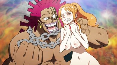 Nami and Robin being enslaved (Shaved Strip Version)
