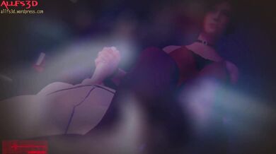 Watch as Ada Wong gets her feet worshipped and a sensual handjob in this hot nylon fetish scene!