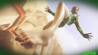 The Dominatrix and her slave: Vipers foot licking domination