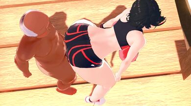 The curvy goddess Ryuko twerks with her hot body while wearing the sexy outfit of Code Yumi