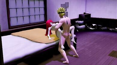 Naruto finds himself in a tight situation when he gets caught pleasuring Rias body