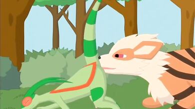 Arcanines Flying Coitus with Flygon