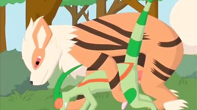 Arcanines Flying Coitus with Flygon