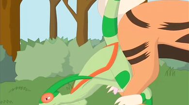 Arcanines Flying Coitus with Flygon