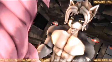 Fantasy of a Sexy OC with an Immense Cock! Carmelita Fox, Krystal, Fara and Jenny are Captured by Mr Safety Lion and For*ced to Screw his Big Dick