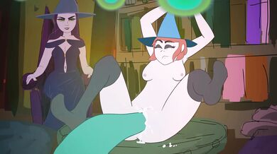 The Sultry Sorceresss Tentacle Breeding Experiment: Testing the New Apprentice!