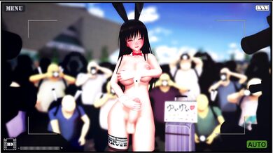A Futas MMD Cosplay in Public Exposed - Extended Version
