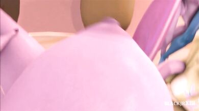 The sexy vampire girl and her magical pony friends get wild at a slumber party with some naughty games!