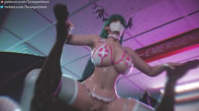 The Naughty Nurse: Morrigan Infiltrates an ER for Some BBC Snacks! (Blacked)