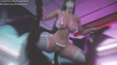 The Naughty Nurse: Morrigan Infiltrates an ER for Some BBC Snacks! (Blacked)