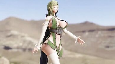 The Elf Warrior Raccoon, known as Slime Ra*pe Version 2