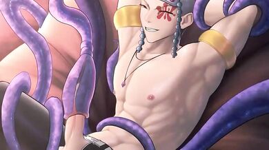 Uzumaki Naruto vs Tentacle Monsters (Without Sound)