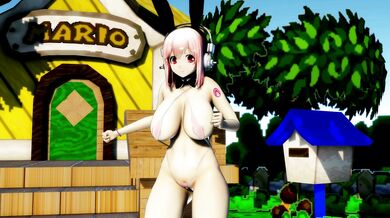 Penetrating Super Sonico at Marios House: The Voice Over Edition