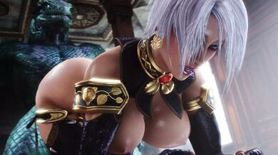 Lizardman Licks Ivys Perky Backside as She Gives Him a Big Booty Blowjob [] (noname55)