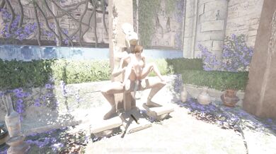 Erogenous Zones Explored - A Naked Horus Statue in the Sun