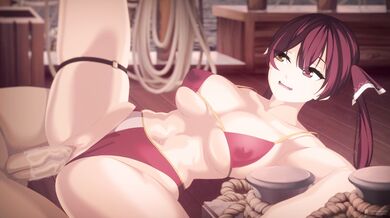 Watch as a hot marine babe in a bikini fucks her way through a nekololisama sex party